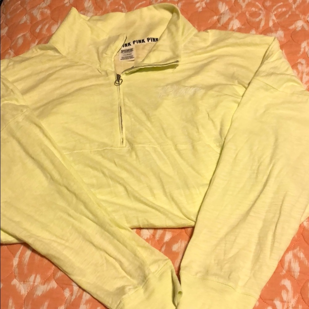Victoria secret PINK oversized half zip pull over